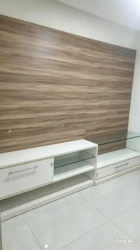 Painel de tv grande de MDF