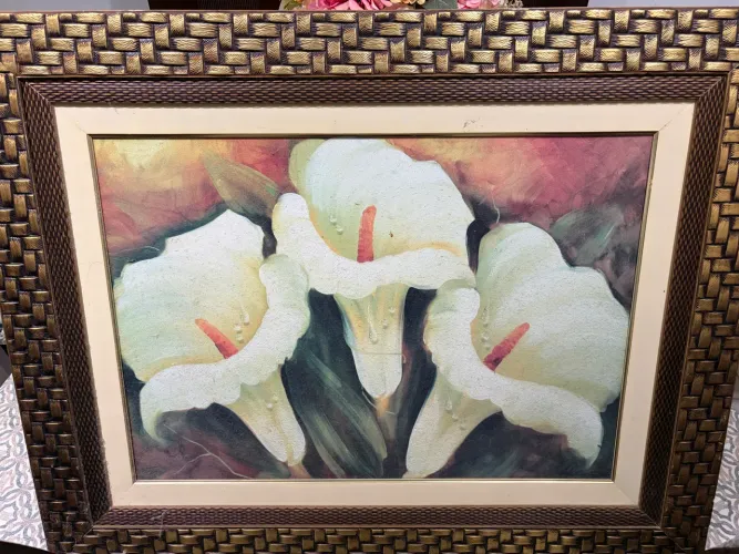 Quadro copo de leite