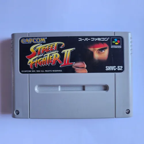 Street Fighter 2 Super Famicom Original Japonês