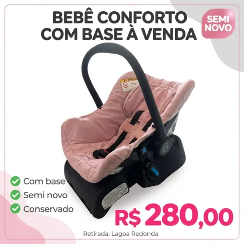 Bebê Conforto Galserano com base - SEMI NOVO