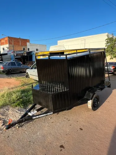 Reboque Bauzinho Compacto e Muito Resistente