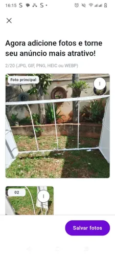 Armação pra toldo *