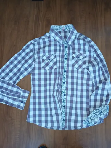 Camisa xadrez adulto tamanho 40