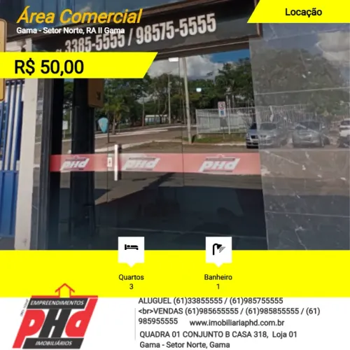 Aluga Espaço Coworking na Quadra 01 Setor Norte