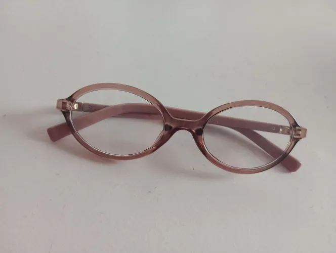 Armação de óculos de grau oval acetato 