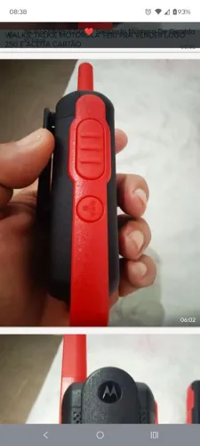 Vende-se WALKIE TALKIE MOTOROLA T210 