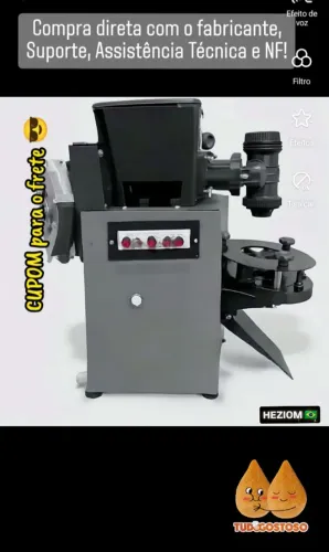 Máquina De Fazer Salgados E Doces 7g A 150g Compacta Print Compacta Pop 4.0