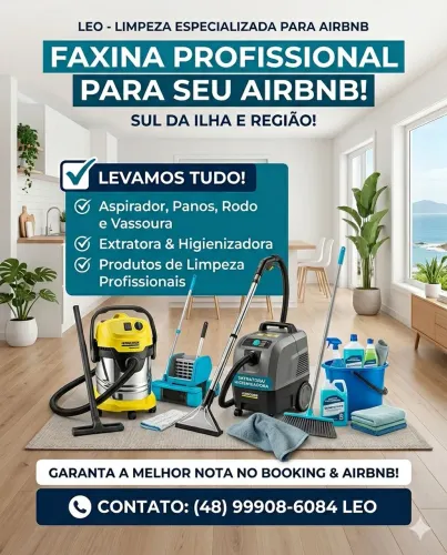 Faxina para Airbnb e Booking