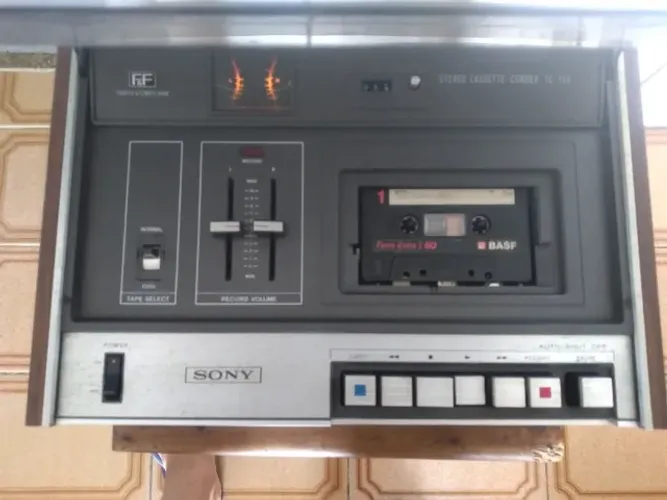 Tape Deck Sony Modelo Tc-129 Sd - Excelente Estado 127/220v