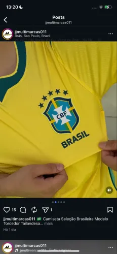 VENDO CAMISA DO BRASIL MODELO / P ao GG