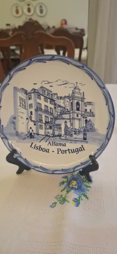 Prato Decorativo Porcelanas do Sobral-Alfama-Lisboa-Portugal
