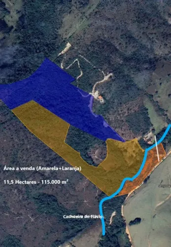 São thomé das Letras, 11 hectares nascentes cachoeira particular área para pousa