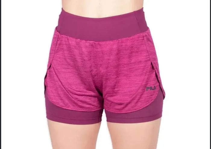 Short Fila Basic Train Double Feminino<br>Short Fila Basic Train Double Feminino