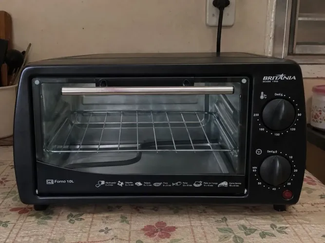 FORNO ELÉTRICO BRITÂNIA 10L