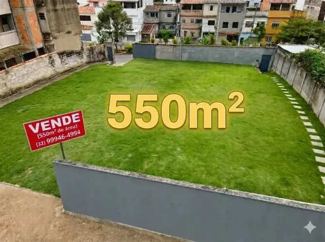 Oportunidade Av. Santa Luzia: Terreno 100% Plano de 550m² com 21m de Frente e Doc