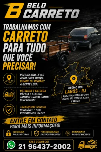 Pequenos Fretes e Socorro de motos