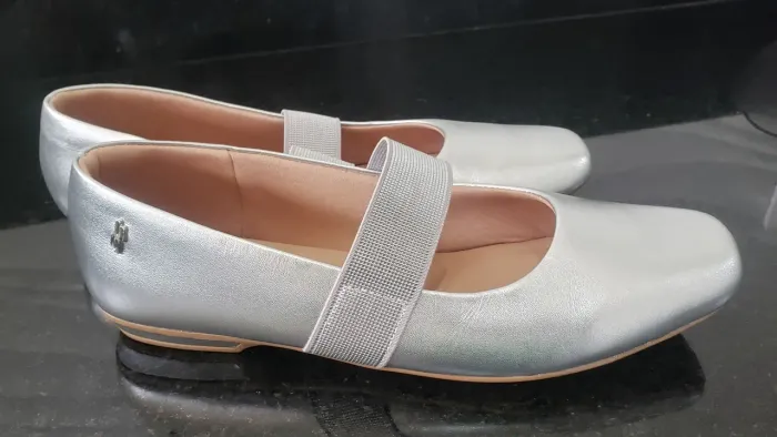 Sapato Feminino Prata da Marca Usaflex - Número 38