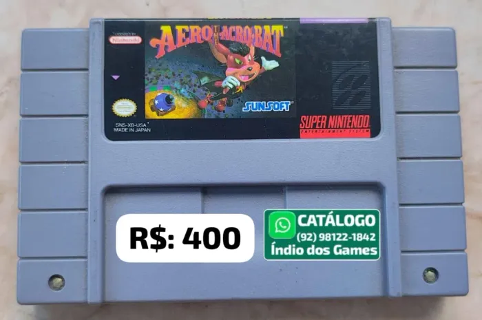 Aero The Acrobat = R$: 400