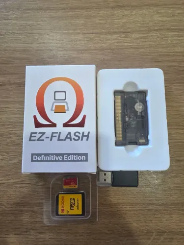 EZ-Flash Omega Definitive Edition Game Boy Advance Com sd de 64 