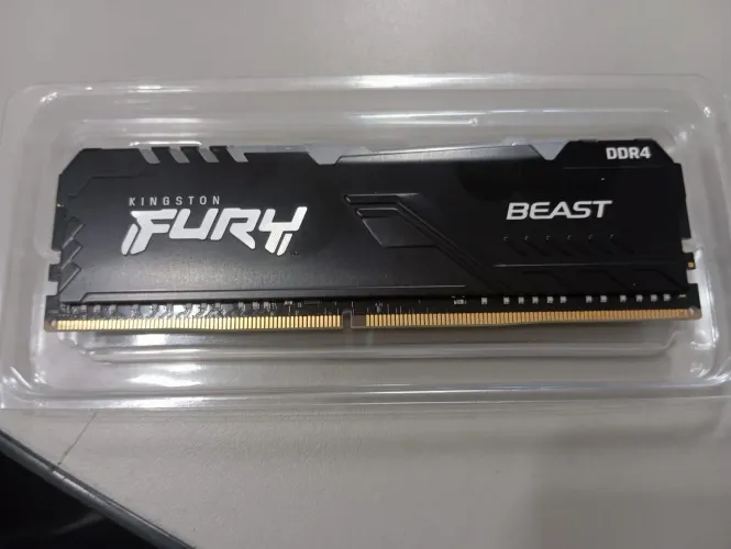 Memória Ram kingston Fury DDR-4 8 Gb com ARGB