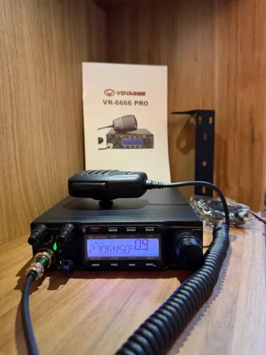 Rádio Voyager VR-6666PRO - PX 10 METROS AM,FM,USB,LSB,PA,CW,MODE
