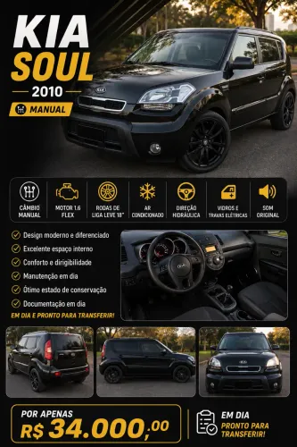 Kia Motors Soul 1.6/ 1.6 16V Flex Mec. 2011