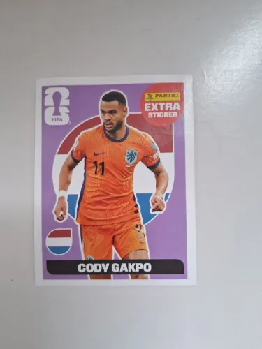 Figurinha extra panini  copa 2026 Cody Gakpo 