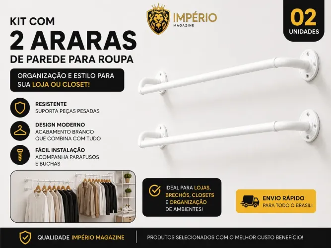 Arara de roupas 