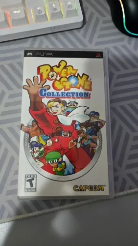 Jogo PSP *USADO* Power Stone Collection com manual