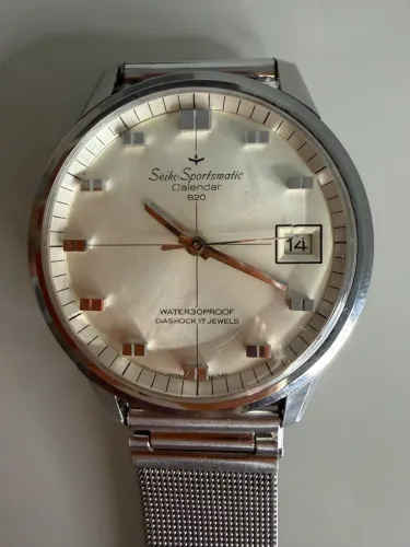 Relógio Seiko Sportsmatic Calendar 820 Automático Colecionador Funcionando 100%