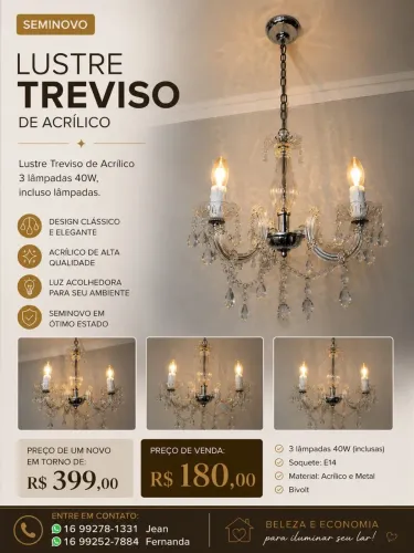 Lustre de Acrílico