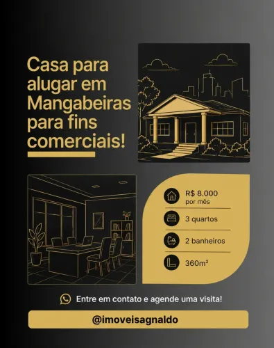 Imóvel para alugar na Mangabeiras p/ fins comerciais.