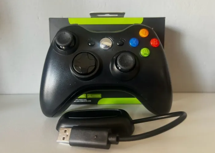 Controle Xbox 360 s/ fio