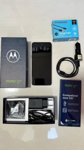 Celular Motorola Moto G 5g Preto Prisma 128GB Impecável Caixa Original c/ todos acessórios