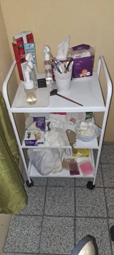 Carrinho organizador para estética 