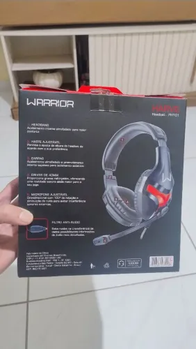 Headset Gamer Warrior Harve PH101 (Novo / Nunca Usado)