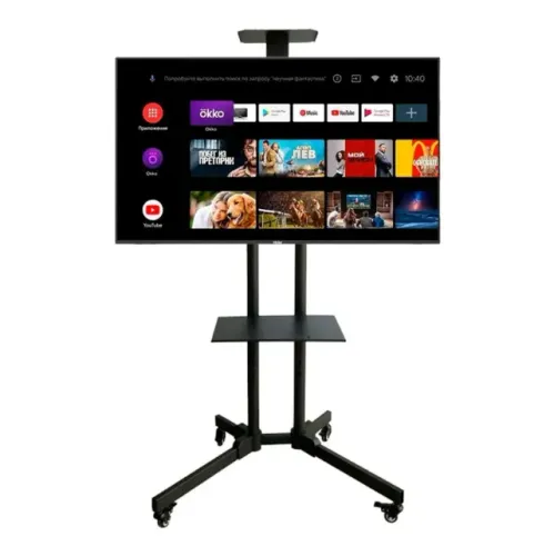 Suporte de Tv - Pedestal Móvel Para Tv Monitor 32 A 65'' - Preto