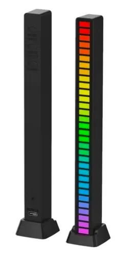 Barra de led VU meter kit com 2 peças 