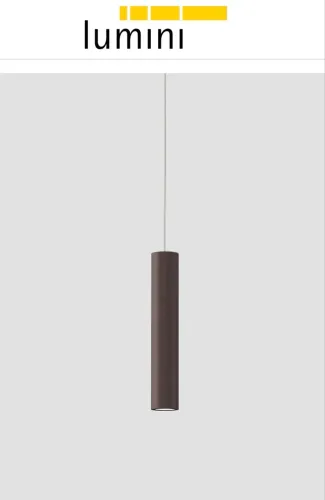 Pendente original Lumini Less s, marrom corten - 4 unidade