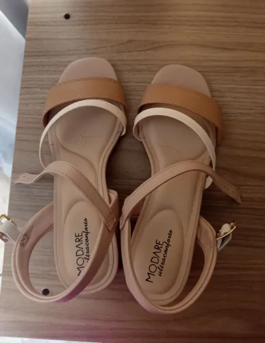 Sandália Modare Ultraconforto - Nude Rosé