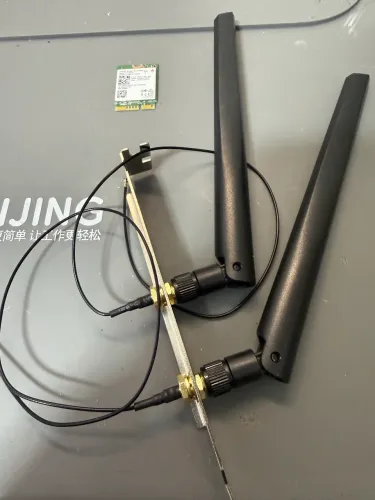 Placa wifi M2 com antenas para desktop