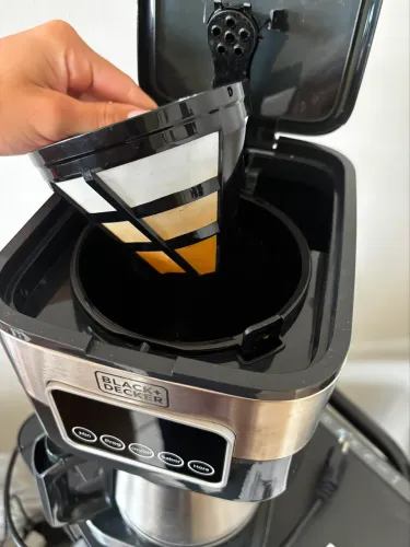Cafeteira Programável Black+Decker CM350G Gourmand Gris com Jarra Inox