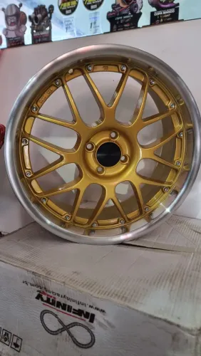 RODAS ARO 18" 4X100 INFINITY VW GM SAVEIRO PARATI SANTANA