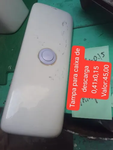 Tampa de descarga com detalhezinho, aceito proposta 