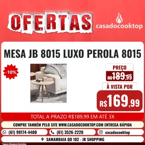 MESA JB 8015 LUXO PEROLA 8015