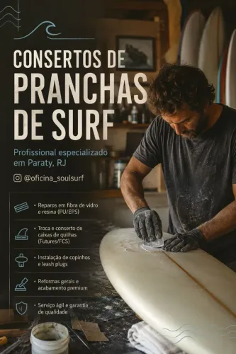 Conserto e Reforma de Pranchas de Surf - Paraty