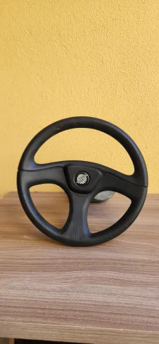 Volante Náutico para Lanchas e Barcos, C/ Caixa de Direção C/Bezel