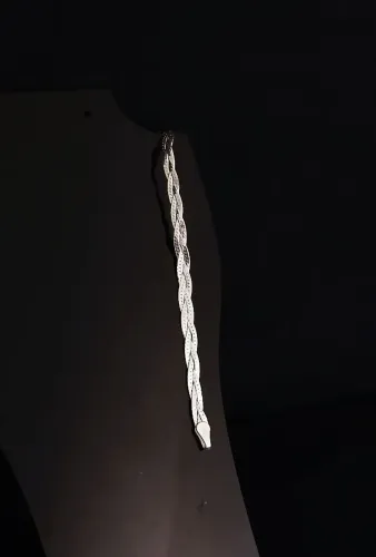 Pulseira Trançada 3 Fios 