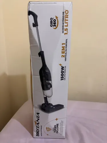 Aspirador de pó vertical 2 em 1 BAS30 Britânia 1500W 127V Turbo Novo na caixa