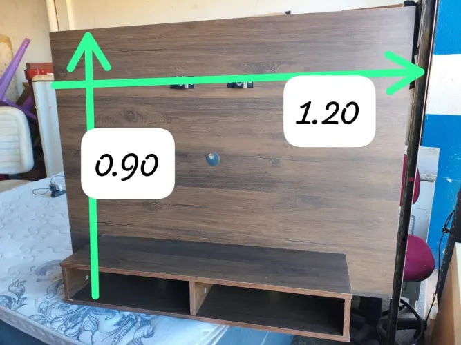 Painel de MDF para tv usado porém conservado ((ENTREGO GRATIS))